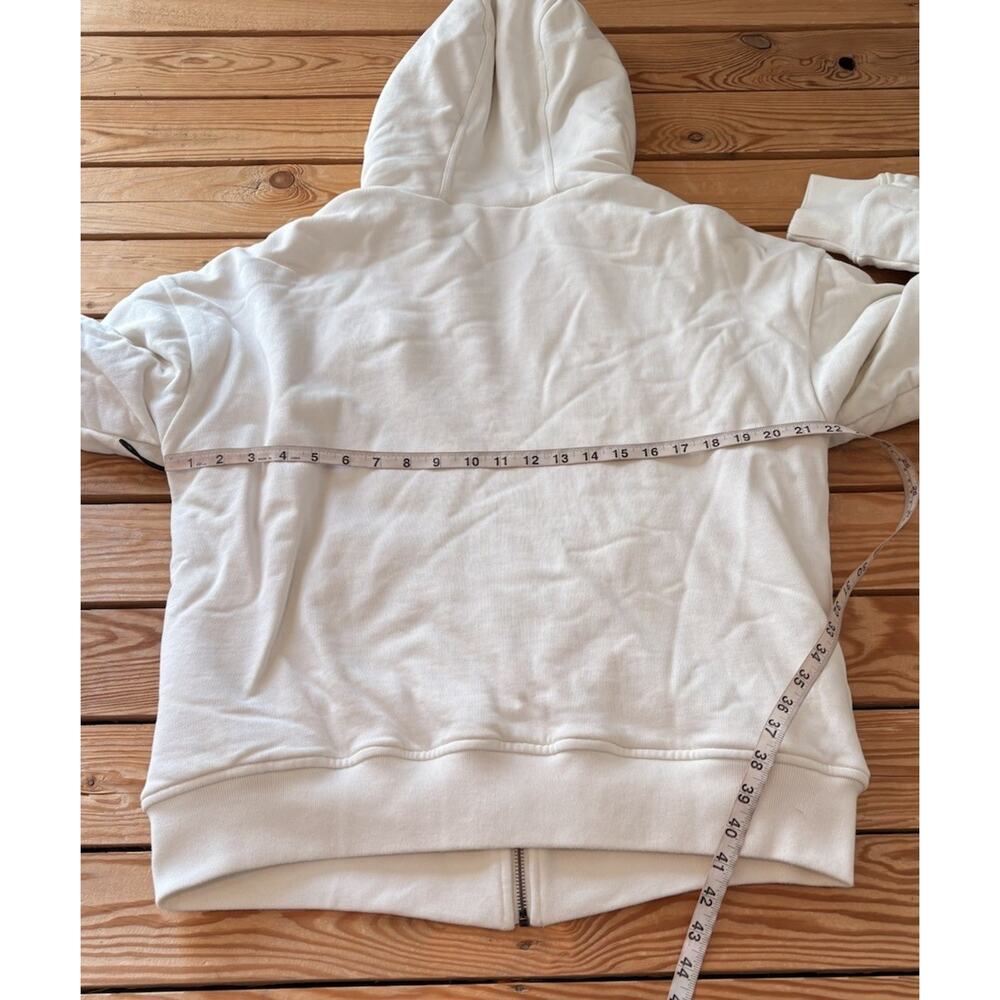 Splits 59 Women’s Fuzzy lined full zip Hoodie Jacket Size L White CC - Picture 6 of 7